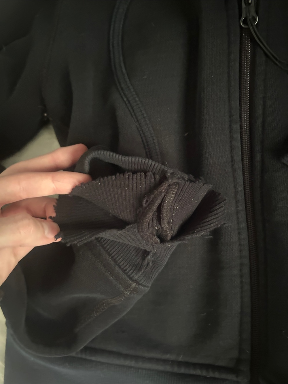 lululemon athletica Black Zip Jacket with Logo - Picture 4 of 6